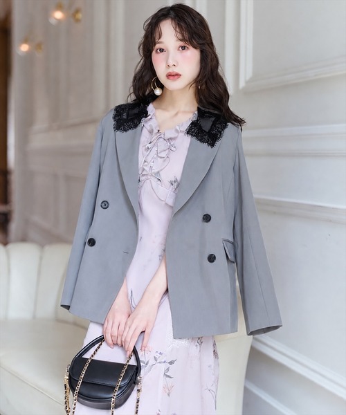 WILLSELECTION（ウィルセレクション）の「フローラルプリントアイラッシュレースワンピース（ワンピース・レディース・ピンク/ホワイト・FREE）」の21枚目の写真