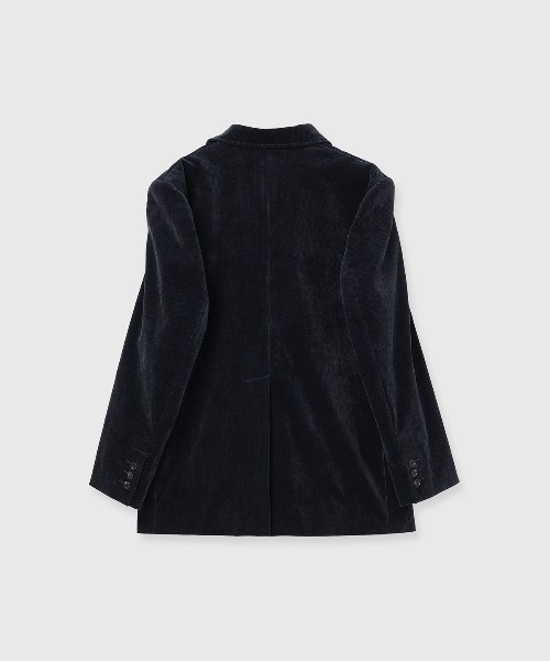CREDONA(クレドナ)の「CORDUROY TAILORED JACKET/コーデュロイテーラードジャケット(テーラードジャケット・レディース・ネイビー/ベージュ・1/0)」の22枚目の写真