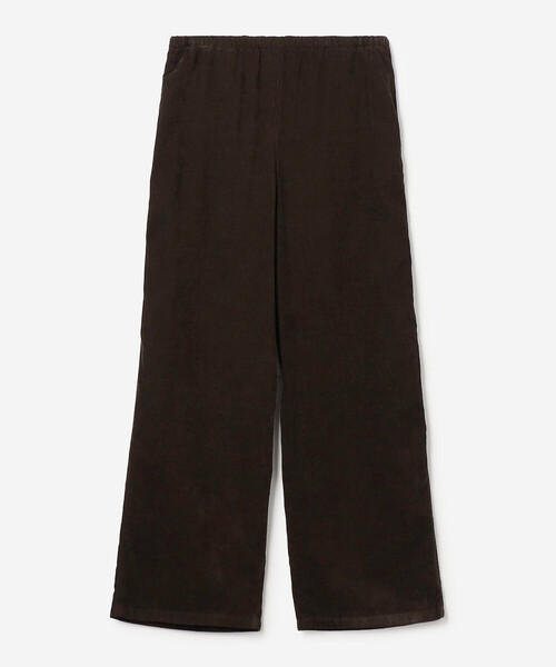 LE GLAZIK(ルグラジック)の「LE GLAZIK | C/Rコーデュロイ エラスティックパンツ WOMEN(その他パンツ・レディース・グレー/ダークブラウン・36)」の3枚目の写真