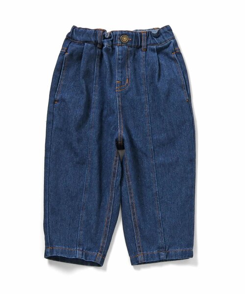 BREEZE(ブリーズ)の「【WEB限定】フロント切替デニムパンツ(デニムパンツ・キッズ・ブルー/ブラック/ネイビー・160/100/110/120/130/140/150/90)」の4枚目の写真