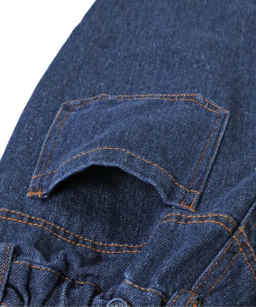 BREEZE(ブリーズ)の「【WEB限定】フロント切替デニムパンツ(デニムパンツ・キッズ・ブルー/ブラック/ネイビー・160/100/110/120/130/140/150/90)」の12枚目の写真