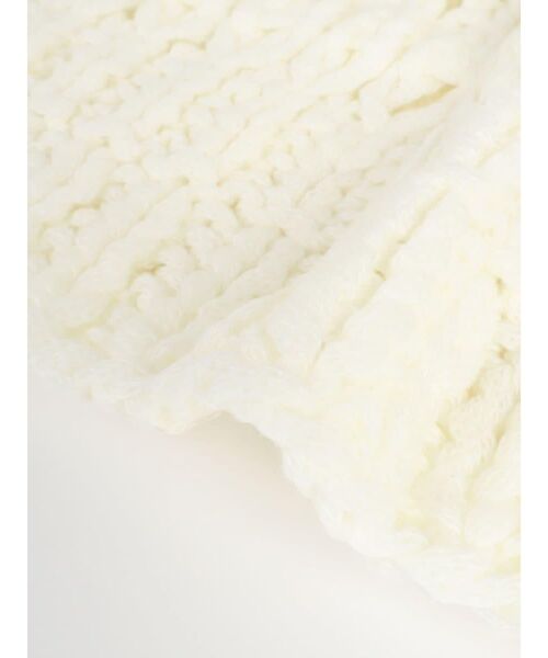 FIKA.(フィーカ)の「Chunky open knit cardigan(カーディガン/ボレロ・レディース・ブラック/レッド/オフホワイト・MEDIUM)」の7枚目の写真