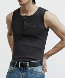 PROCESS（プロセス）の「Henly Sleeveless - Charcoal（Tシャツ/カットソー）」