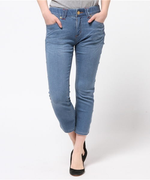 IEDIT（イディット）の「【股下丈が選べる】ＩＥＤＩＴ　レーベルコレクション　絶妙シルエットのエアリーキャットデニーム　　　 （デニムパンツ・レディース・ダークブルー/ブルー・6/12/13/1/5/14/3/9）」の13枚目の写真