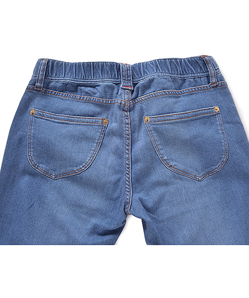 IEDIT（イディット）の「【股下丈が選べる】ＩＥＤＩＴ　レーベルコレクション　絶妙シルエットのエアリーキャットデニーム　　　 （デニムパンツ・レディース・ダークブルー/ブルー・6/12/13/1/5/14/3/9）」の17枚目の写真