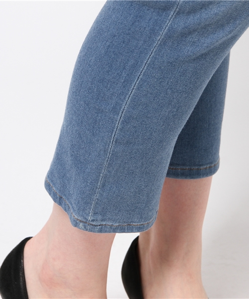 IEDIT（イディット）の「【股下丈が選べる】ＩＥＤＩＴ　レーベルコレクション　絶妙シルエットのエアリーキャットデニーム　　　 （デニムパンツ・レディース・ダークブルー/ブルー・6/12/13/1/5/14/3/9）」の11枚目の写真