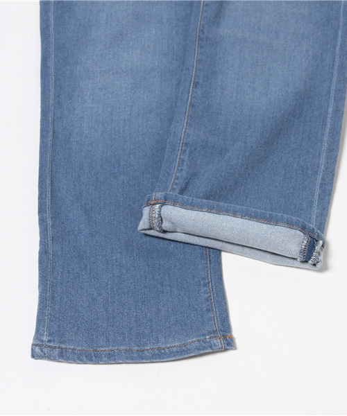 IEDIT（イディット）の「【股下丈が選べる】ＩＥＤＩＴ　レーベルコレクション　絶妙シルエットのエアリーキャットデニーム　　　 （デニムパンツ・レディース・ダークブルー/ブルー・6/12/13/1/5/14/3/9）」の10枚目の写真