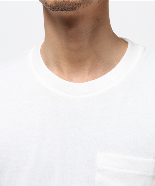 GLOBAL WORK（グローバルワーク）の「【吸水速乾】シャツレイヤー半袖/712584（Tシャツ/カットソー・メンズ・ホワイト/ネイビー/オフホワイト/ブルー/ダークブルー/グレー/ライトパープル・SMALL/LARGE/MEDIUM/X-LARGE）」の14枚目の写真