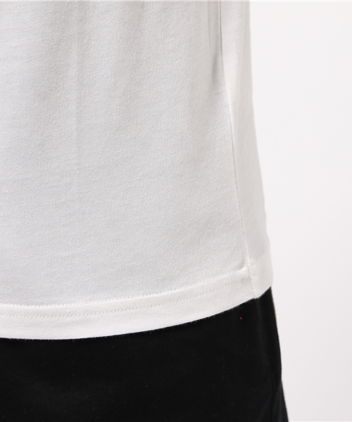 MOUSSY（マウジー）の「TINY T-SHIRT Ⅱ（Tシャツ/カットソー・レディース・ライトピンク/ブラック/ホワイト/ネイビー・FREE）」の12枚目の写真