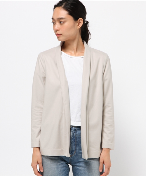 22 OCTOBRE(ヴァンドゥ-オクトーブル)の「スウェード調トッパーカーディガン(カーディガン/ボレロ・レディース・グレー/ベージュ・2)」の10枚目の写真