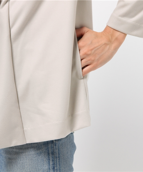 22 OCTOBRE(ヴァンドゥ-オクトーブル)の「スウェード調トッパーカーディガン(カーディガン/ボレロ・レディース・グレー/ベージュ・2)」の8枚目の写真