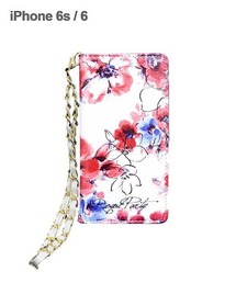 ROYAL PARTY | iPhone6/6s 【ROYAL PARTY/ロイヤルパーティー】 花柄 手帳ケース 「アンジェ」(スマホケース/カバー)