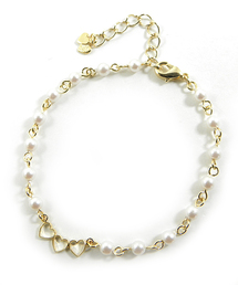 Ray BEAMS | BEAMS /  3連ハート ブレスレット(ブレスレット)