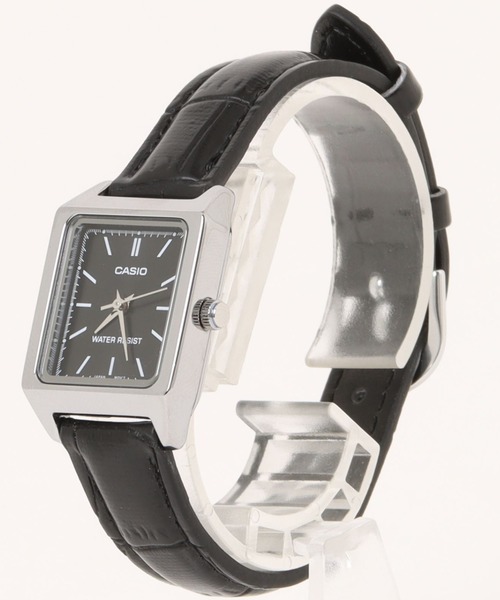 CASIO(カシオ)の「CASIO カシオ/ クォーツ スタンダードアナログ レザーベルト スクエアフェイス 日常生活防水 腕時計 //// LTP-V レザーシリーズ(アナログ腕時計・メンズ・ブラック/ブラウン系その他/ブラウン/ブラック×シルバー/シルバー/ブラウン系その他3/ブラック系その他/シルバー×ゴールド/ブラック系その他3/ブラウン系その他2/シルバー×ブラック/ブラック×ブラック/ブラウン系その他4・FREE)」の3枚目の写真