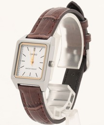 CASIO（カシオ）の「CASIO カシオ / クォーツ スタンダードアナログ レザーベルト スクエアフェイス 日常生活防水 腕時計 //// LTP-V レザーシリーズ（アナログ腕時計・レディース）」