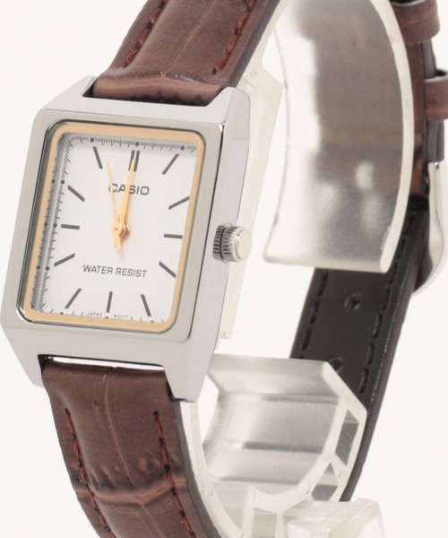 CASIO(カシオ)の「CASIO カシオ/ クォーツ スタンダードアナログ レザーベルト スクエアフェイス 日常生活防水 腕時計 //// LTP-V レザーシリーズ(アナログ腕時計・メンズ・ブラック/ブラウン系その他/ブラウン/ブラック×シルバー/シルバー/ブラウン系その他3/ブラック系その他/シルバー×ゴールド/ブラック系その他3/ブラウン系その他2/シルバー×ブラック/ブラック×ブラック/ブラウン系その他4・FREE)」の11枚目の写真