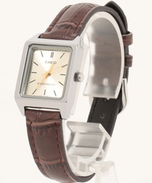 CASIO（カシオ）の「CASIO カシオ / クォーツ スタンダードアナログ レザーベルト スクエアフェイス 日常生活防水 腕時計 //// LTP-V レザーシリーズ（アナログ腕時計）」