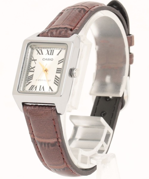 CASIO(カシオ)の「CASIO カシオ/ クォーツ スタンダードアナログ レザーベルト スクエアフェイス 日常生活防水 腕時計 //// LTP-V レザーシリーズ(アナログ腕時計・メンズ・ブラック/ブラウン系その他/ブラウン/ブラック×シルバー/シルバー/ブラウン系その他3/ブラック系その他/シルバー×ゴールド/ブラック系その他3/ブラウン系その他2/シルバー×ブラック/ブラック×ブラック/ブラウン系その他4・FREE)」の9枚目の写真
