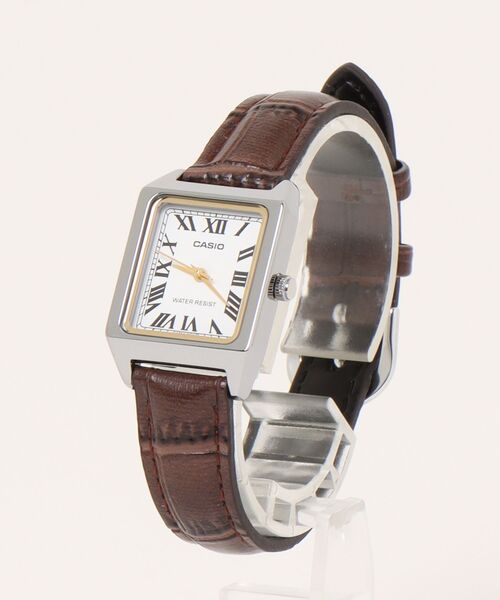 CASIO(カシオ)の「CASIO カシオ/ クォーツ スタンダードアナログ レザーベルト スクエアフェイス 日常生活防水 腕時計 //// LTP-V レザーシリーズ(アナログ腕時計・メンズ・ブラック/ブラウン系その他/ブラウン/ブラック×シルバー/シルバー/ブラウン系その他3/ブラック系その他/シルバー×ゴールド/ブラック系その他3/ブラウン系その他2/シルバー×ブラック/ブラック×ブラック/ブラウン系その他4・FREE)」の18枚目の写真