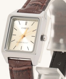 CASIO（カシオ）の「CASIO カシオ/ クォーツ スタンダードアナログ レザーベルト スクエアフェイス 日常生活防水 腕時計 //// LTP-V レザーシリーズ（アナログ腕時計）」