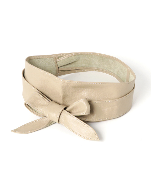 SLOBE IENA（スローブイエナ）の「SLOBE サッシュベルト◆（ベルト・レディース・ブラウン/ベージュ・FREE）」の9枚目の写真