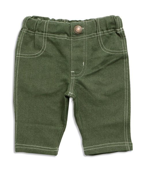 BREEZE（ブリーズ）の「保育園パンツ 6分丈（その他パンツ・キッズ・イエロー/ブルー/グレー/カーキ/ピンク・100/120/95/80/110/90）」の2枚目の写真