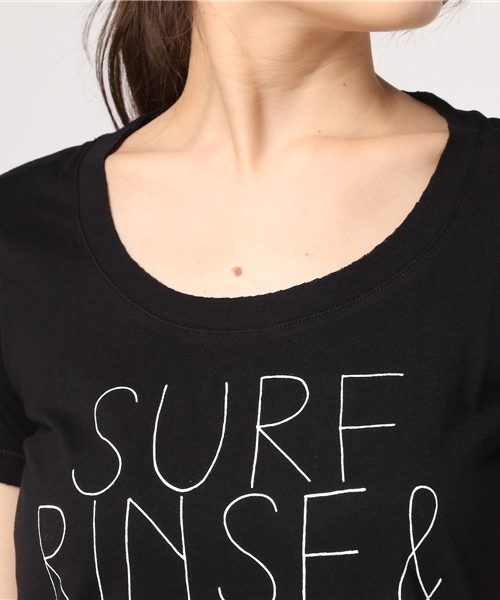 rip curl(リップカール)の「Tシャツ デザイン (Tシャツ/カットソー・レディース・ブラック/ピンク・LARGE/MEDIUM)」の6枚目の写真