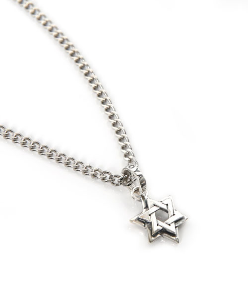 ROYAL ORDER（ロイヤルオーダー）の「DOUBLE STAR OF DAVID PENDANT（ネックレス・メンズ・シルバー・ﾌﾘ-）」の4枚目の写真