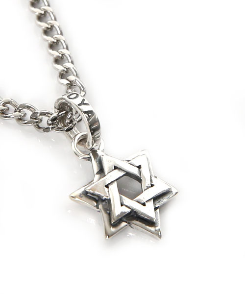 ROYAL ORDER（ロイヤルオーダー）の「DOUBLE STAR OF DAVID PENDANT（ネックレス・メンズ・シルバー・ﾌﾘ-）」の5枚目の写真