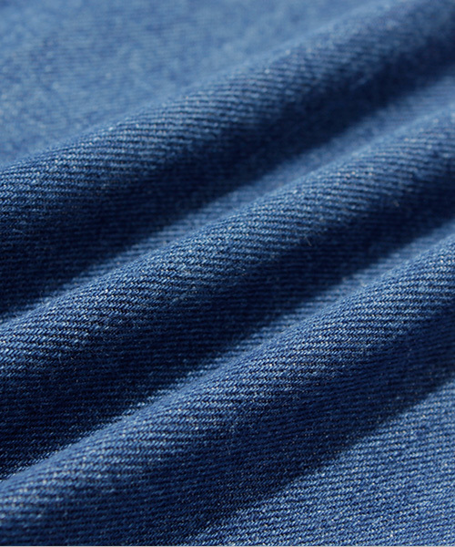 MONO-MART（モノマート）の「ワイドテーパード バギーデニムパンツ(10oz DENIM)（デニムパンツ・メンズ・ワンウォッシュ/ブラック/ライトインディゴブルー/ブルー系その他・M/L）」の21枚目の写真