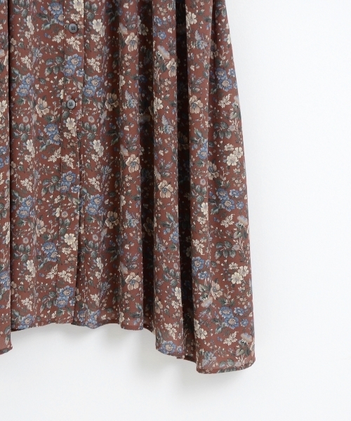 le.coeur blanc（ルクールブラン）の「【WEB限定PRICE】ビンテージフラワーロングシャツワンピース（シャツワンピース・レディース・イエロー系その他/レッド系その他2・FREE）」の15枚目の写真