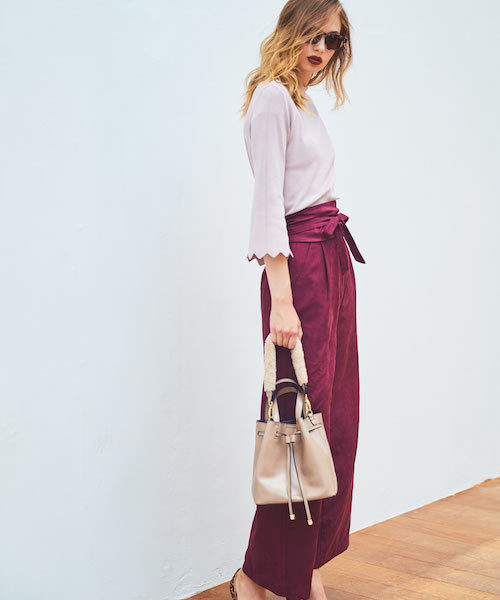 FREE'S MART（フリーズマート）の「ファーハンドル3WAYショルダーバッグ（ショルダーバッグ・レディース・ベージュ/ブラック/レッド・ﾌﾘ-）」の22枚目の写真