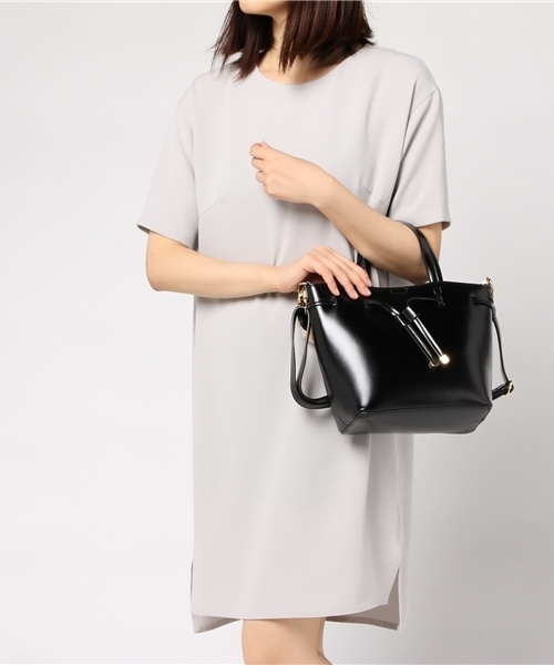 FREE'S MART（フリーズマート）の「ファーハンドル3WAYショルダーバッグ（ショルダーバッグ・レディース・ベージュ/ブラック/レッド・ﾌﾘ-）」の6枚目の写真