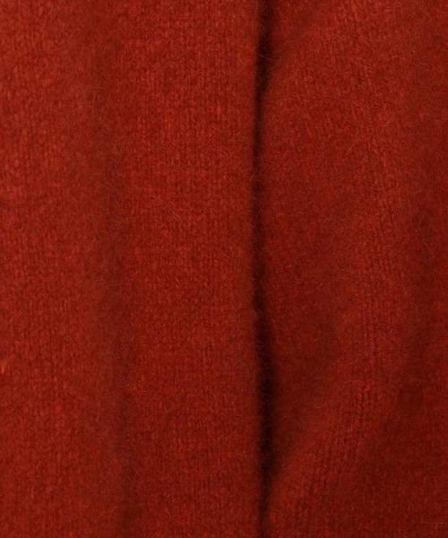 H　BEAUTY&YOUTH UNITED ARROWS（エイチビューティーアンドユースユナイテッドアローズ）の「＜H＞HAMILTON WOOL MIX GOWN/ｶｰﾃﾞｨｶﾞﾝ（カーディガン/ボレロ・レディース・ネイビー/オレンジ/パープル・MEDIUM/SMALL）」の17枚目の写真