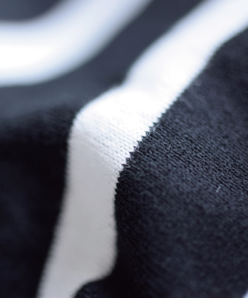 NaRu（ナル）の「「NARU/ナル」aranciato別注 天竺コットン前後ボーダー2way七分袖ワイドプルオーバー（Tシャツ/カットソー・レディース・ホワイト×ブラック/ブラック×ホワイト/ホワイト系その他/ブラック系その他・1）」の18枚目の写真