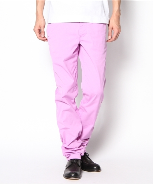 MACKINTOSH PHILOSOPHY（ﾏｯｷﾝﾄｯｼｭ ﾌｨﾛｿﾌｨｰ）の「TROTTER(R) PANTS トロッターパンツ（チノパンツ・メンズ・ブラック/ベージュ/ミント/グリーン/ピンク/オレンジ/ライトベージュ/レモンイエロー・38/36/42/40）」の7枚目の写真