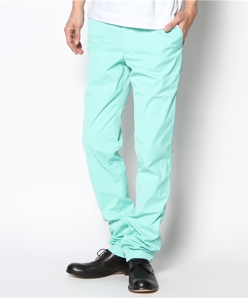 MACKINTOSH PHILOSOPHY（ﾏｯｷﾝﾄｯｼｭ ﾌｨﾛｿﾌｨｰ）の「TROTTER(R) PANTS トロッターパンツ（チノパンツ・メンズ・ブラック/ベージュ/ミント/グリーン/ピンク/オレンジ/ライトベージュ/レモンイエロー・38/36/42/40）」の5枚目の写真