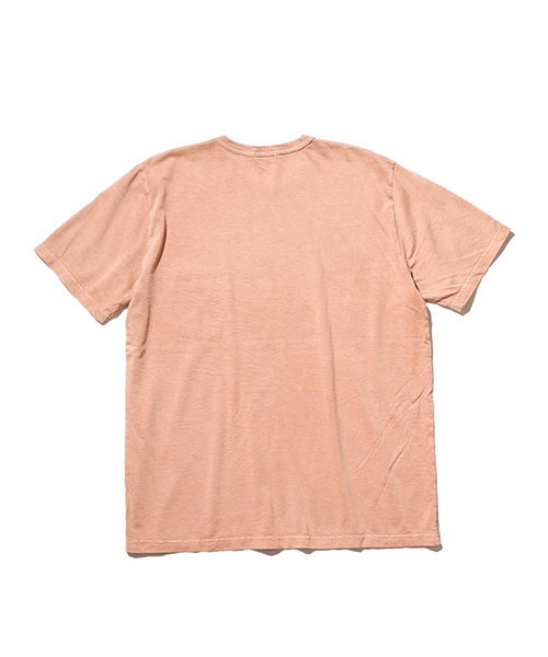 MR.OLIVE(ミスターオリーブ)の「ピグメントダイ レーヨン/コットン天竺 / ワンポイント Tシャツ(Tシャツ/カットソー・メンズ・カーキ/オフホワイト/サーモンピンク/ネイビー・LARGE/SMALL/MEDIUM/X-LARGE)」の15枚目の写真