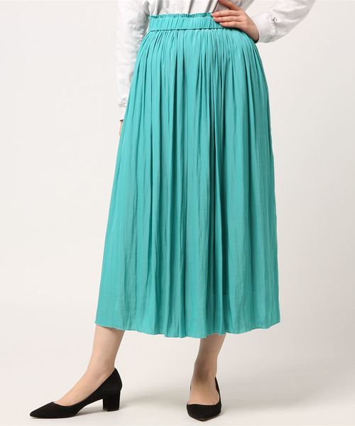 RIVE DROITE（リヴドロワ）の「Peギャザースカウチョ（その他パンツ・レディース・エメラルド/ネイビー/イエロー・0）」の2枚目の写真