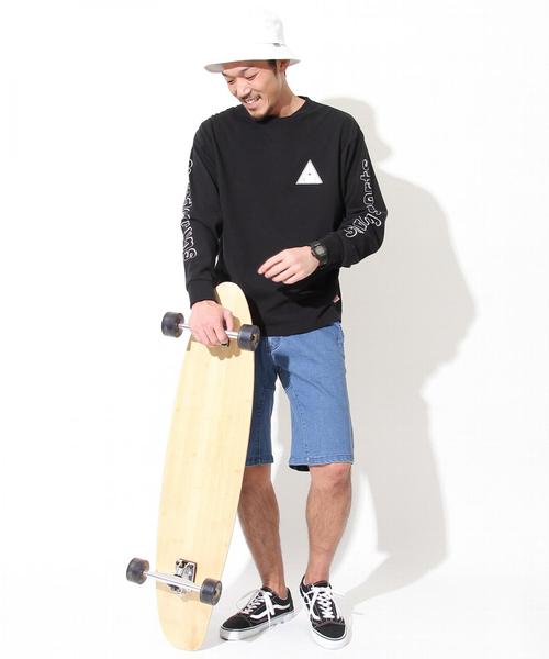 SUNNY  SPORTS（サニースポーツ）の「SUNNY SPORTS（サニースポーツ）別注SNY袖プリントロングスリーブカットソー（Tシャツ/カットソー・メンズ・ホワイト/ブラック・MEDIUM/X-LARGE/LARGE）」の15枚目の写真