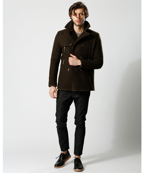 wjk（ダヴルジェイケイ）の「equipment P-coat（ピーコート）」 - WEAR