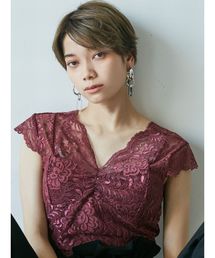 EMODA | オープンスキンレーストップ(Tシャツ/カットソー)