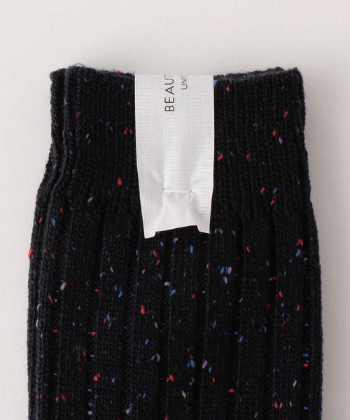 BEAUTY&YOUTH UNITED ARROWS(ビューティーアンドユースユナイテッドアローズ)の「BY カラーネップ レギュラー ソックス ◆(ソックス/靴下・メンズ・ブラック/ネイビー/グレー/オフホワイト・FREE)」の6枚目の写真