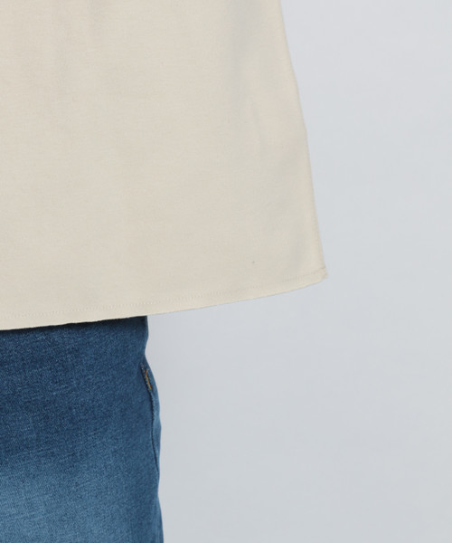 niko and...（ニコアンド）の「ボンディングモックプルオーバー（Tシャツ/カットソー・メンズ・パープル/チャコール/オフホワイト・MEDIUM/LARGE）」の10枚目の写真