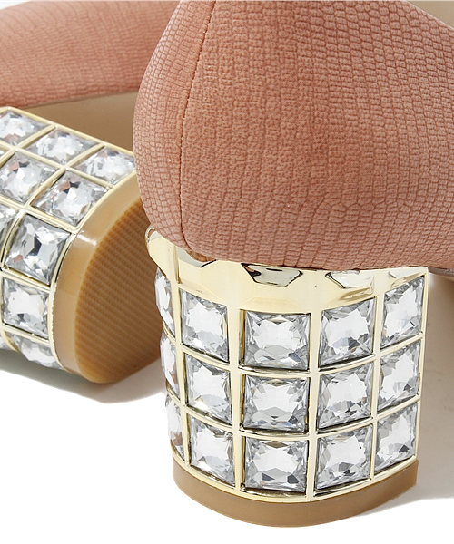 DISCOAT(ディスコート)の「【Discoat】ヒールビジューパンプス(パンプス・レディース・ブラック/ピンク・MEDIUM/LARGE)」の7枚目の写真