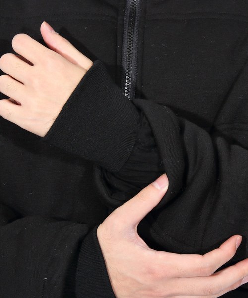 ８(eight)（エイト）の「中綿 ジャケット ブルゾン（ブルゾン・メンズ・ブラック/ネイビー・MEDIUM/LARGE/X-LARGE）」の6枚目の写真