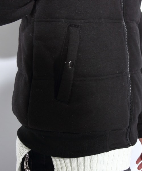 ８(eight)（エイト）の「中綿 ジャケット ブルゾン（ブルゾン・メンズ・ブラック/ネイビー・MEDIUM/LARGE/X-LARGE）」の16枚目の写真