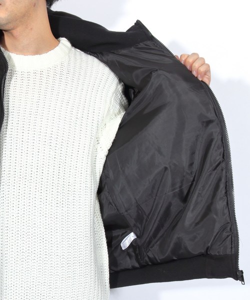 ８(eight)（エイト）の「中綿 ジャケット ブルゾン（ブルゾン・メンズ・ブラック/ネイビー・MEDIUM/LARGE/X-LARGE）」の11枚目の写真