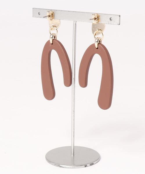 EMODA（エモダ）の「カーブカットピアス（ピアス（両耳用）・レディース・ブラック/レッド・FREE）」の3枚目の写真