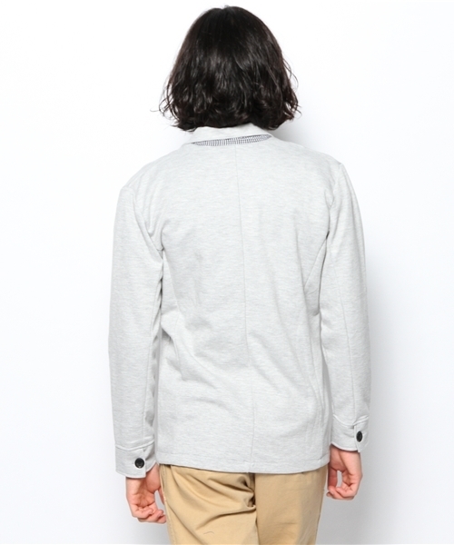 WEGO(ウィゴー)の「WEGO/ポンチテーラードジャケット(テーラードジャケット・メンズ・グレー/ネイビー/ブラック・MEDIUM/LARGE)」の6枚目の写真